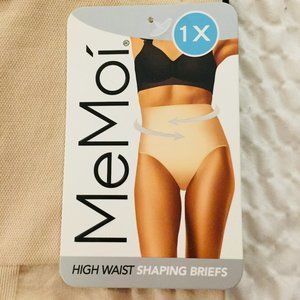 MeMoi Women's 2 Value Pack Shaping Briefs (1X)